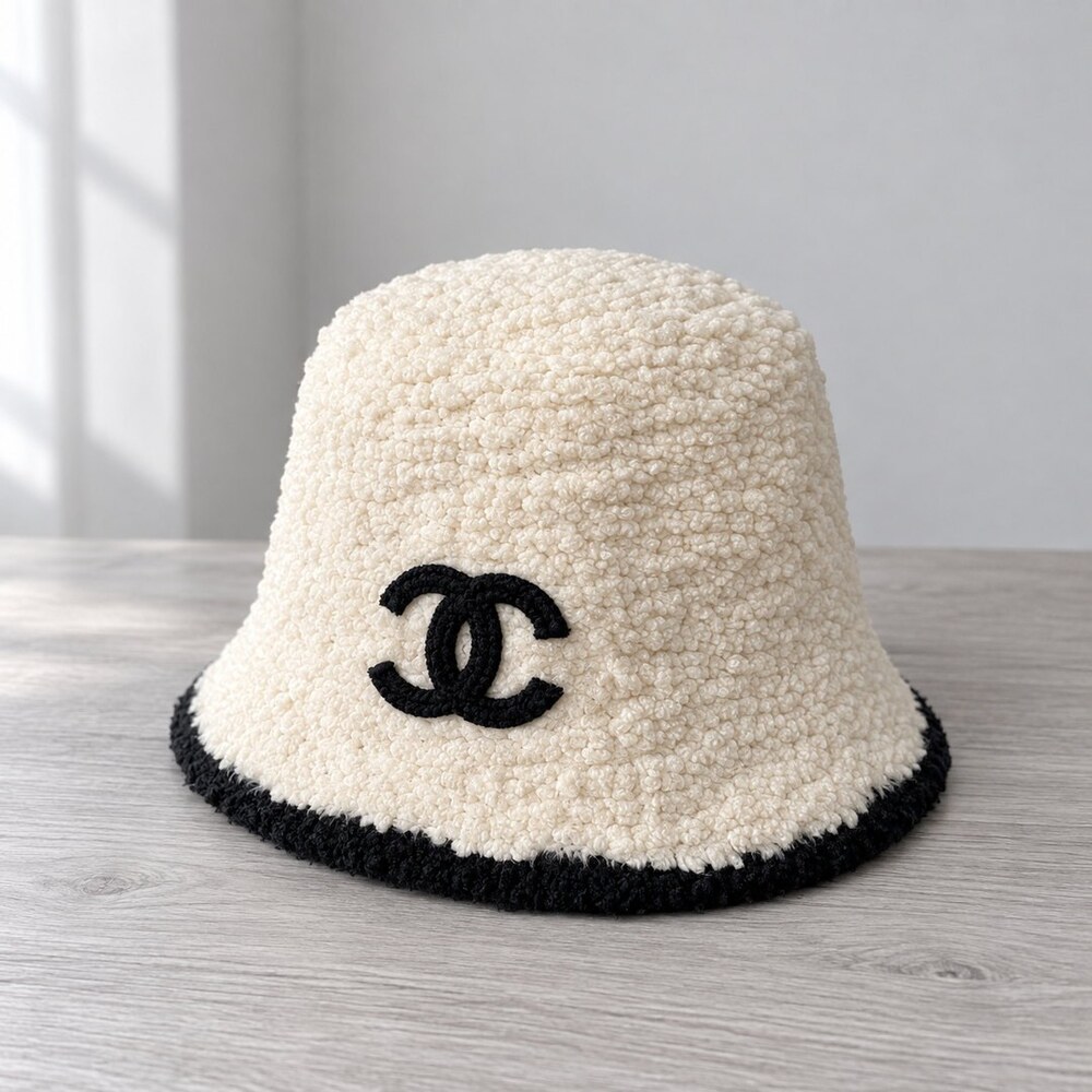 CHANEL Teddy Fleece CC Bucket Hat - Picture 4 of 6